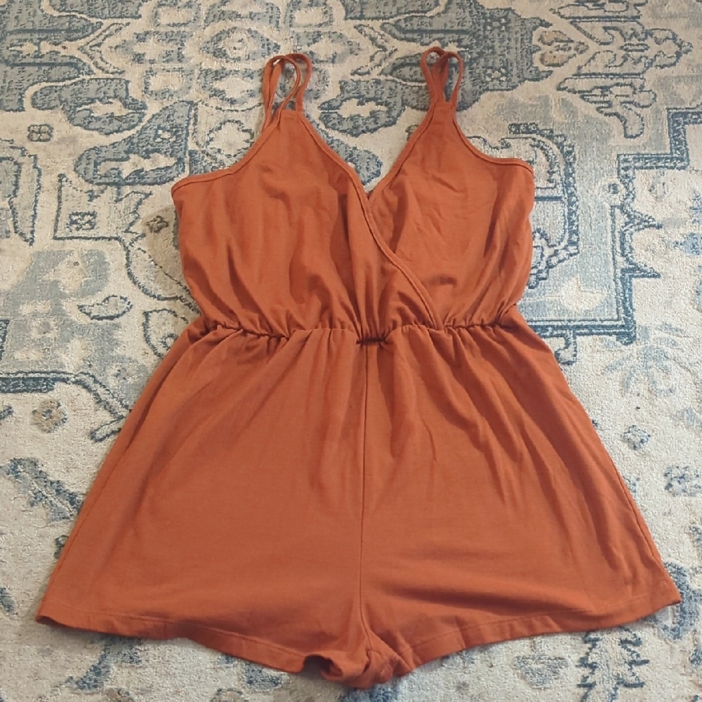 SHEIN Terracotta Sleeveless Jumpsuit